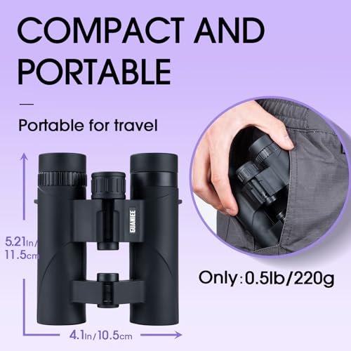Binoculares compactos 10x25 para niños y adultos miniatura 3