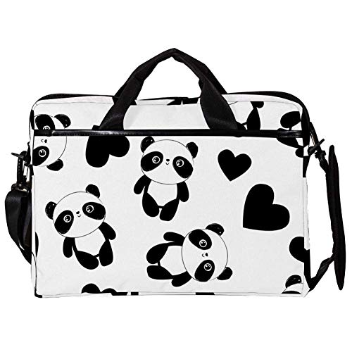 Sacoche bandoulière pour ordinateur portable 14 15.4 housse panda