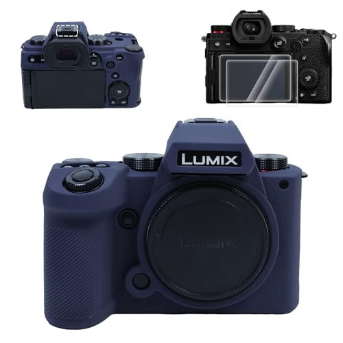 VOVMOEYA JP[X For Panasonic Lumix S5II S5M2 S5IIX DC-S5M2XCyVRP[X*1 KXیtB*2 zbgV[Jo[*1zLumix S5II{fBP[X VRJo[ For \j[