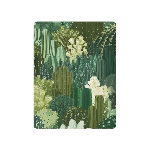 Image of Crib Sheet Breathable Soft Crib Mattress Sheet for Baby Toddler Boys Girls Fitted Crib Sheet Fit Standard Crib Mattress 39 x 27 Inch Green Cacti Plants