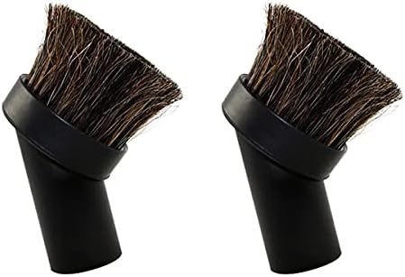 2 Pcs Vacuum Cleaner Brush Round Dusting Brush Tool Head Floor Dust Brush Head for Replace Vacuum Cleaner Accessory