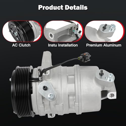 Image of CCIYU AC Compressor w /Clutch for Nissan Xterra 4.0L 2005-2015