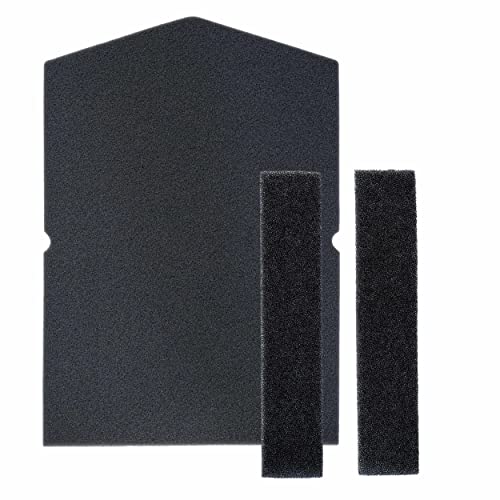 Filter-Set für Miele 6057930 + 9688381 9688380 Trockner Wärmepumpentrockner | Schwammfilter Filtermatte Kondenstrockner | Made in Germany Fusselfilter Schaumstoff Schaumfilter Sponge Cover