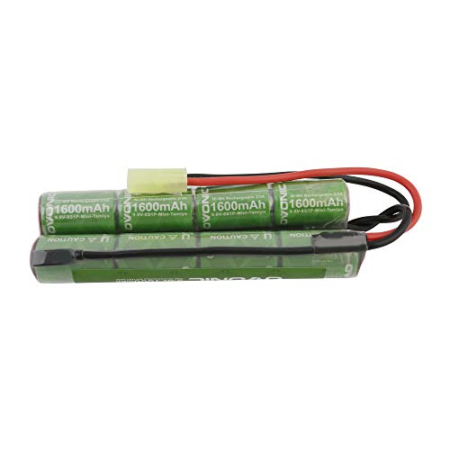 Ovonic 9.6V 1600mAh NiMH Flat Battery Packs for Airsoft Gun