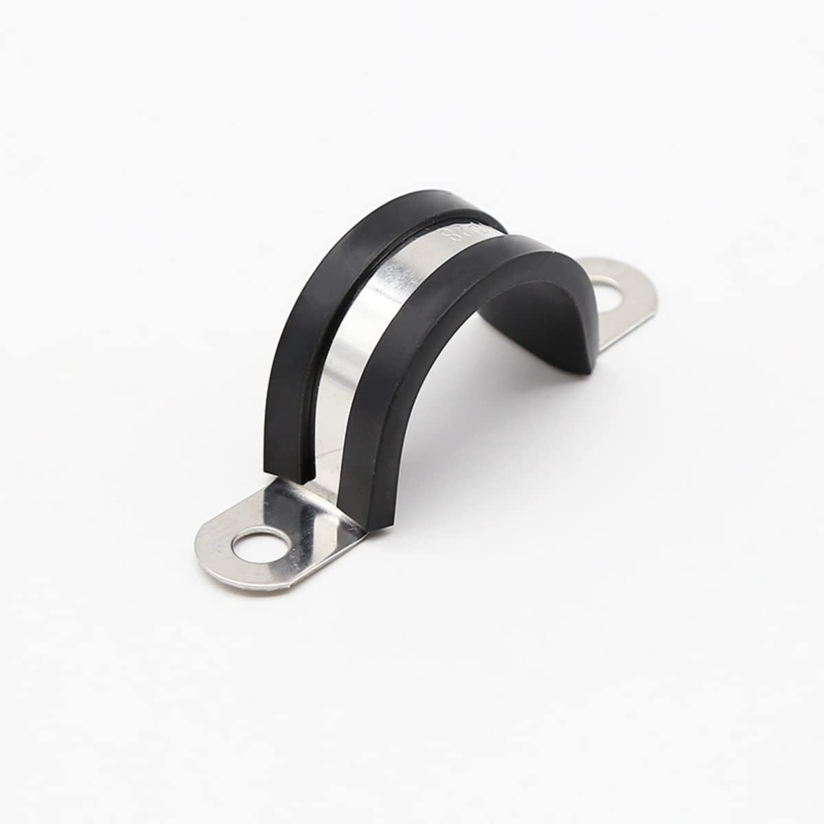 10 stuks 304 roestvrij staal met rubber beklede U-clips