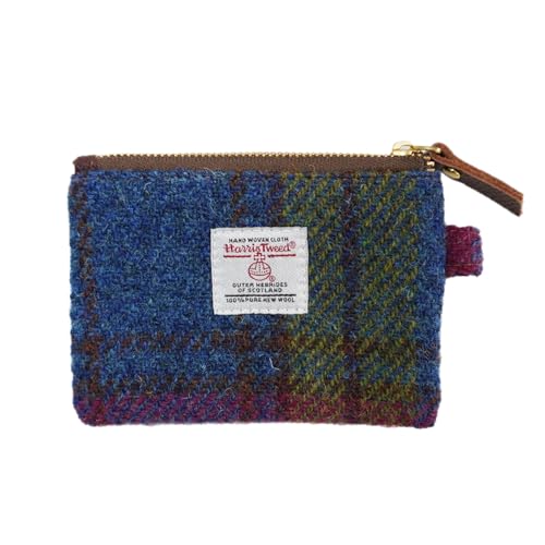 Harris Tweed Mini Coin Purse Handmade Lipstick Bag Vintage British