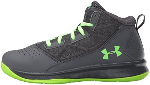 Under Armour Boy's Pre School Jet Mid Basketball Shoe, Stealth Gray (008)/Stealth Gray, 11K | Image 7