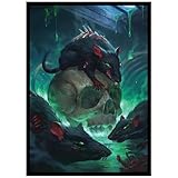Fantasy North - Plague Rats - 100 Smooth Matte TCG Trading Card Sleeves - Fits Magic MTG Commander Pokemon and Other Card Games - Playing Card Sleeves