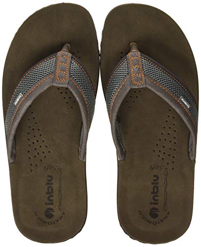 Inblu Foen, Infradito Uomo, Grigio (Grigio 025)