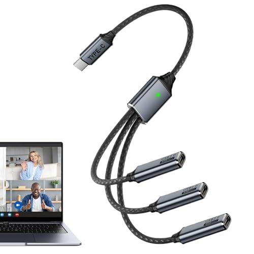Nbbwwu Cable Cargador Tipo C Carga Rápida - Cable Cargador USB Tipo C para Múltiples Dispositivos - Accesorios para Móvil para Viajes Vehículo Camping Diario