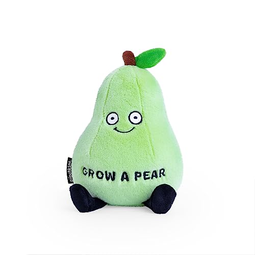 Peluche poire fruit Punchkins doudou mignon rigolo, jouet peluche à offrir pour collectionneur