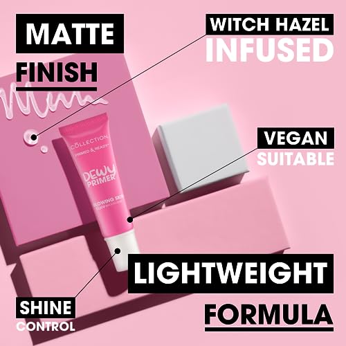 Collection Cosmetics Primed and Ready Illuminating Primer, Dewy Finish For Dry Skin, 25ml, Pearl (Packaging may vary) - Image 6
