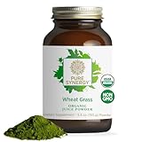 PURE SYNERGY Organic Wheat Grass Juice Powder |...