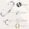 FABMODE Islamic Jewelry Set Allah Ayatul Kursi Bracelet with Ring Eid Ramadan Gift for Muslim Women