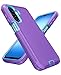 Jelanry Case for Samsung Galaxy A17 5G, Heavy Duty & Rugged Protective Dual-Layer Shockproof Drop Protection with Port Anti-Dust/Scratch Matte Phone Cases Bumper Back Cover for Samsung A17 6.7″,Purple