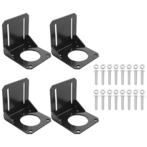 Juwacoo 4StüCk 57 Moteur pas à pas Nema 23 à siège fixe Cover
