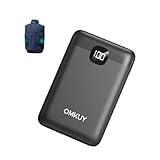 電熱ベスト バッテリー 空調作業服 10000mAh 大容量 モバイルバッテリー ファン対応(5V-12V高出力・22.5W&QC3.0対応急速充電・USB-A&type-cポート・超小型 軽量) 空調ウェア 専用 LCD残量 スマホ充電器 携帯充電器 持ち運び便利 PSE認証済 (黒)