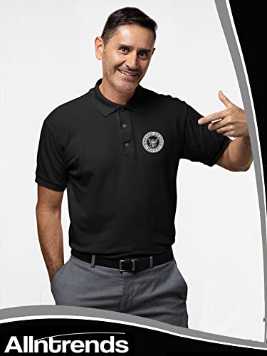 ALLNTRENDS Men's Polo T Shirt US Navy Embroidered Army Top USA American Soldier3