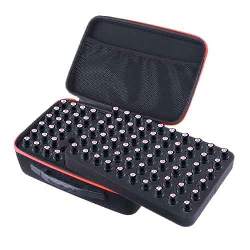 Étui de voyage pour 120 bouteilles d'huiles essentielles de 5 à 10 ml - Sac de transport organisé pour la maison et les voyages, violet – vue 4