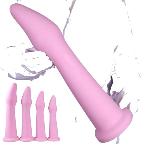 Jixaxe 40cm Riesige Analplug Extra Lang Buttplug Weiches Silikon Dildo mit Saugnapf Rosa Dildos Anal Plug Fisting Masturbator Analspielzeuge Anal Dilator Sex Spielzeug für die Frau Männer Paare (S)