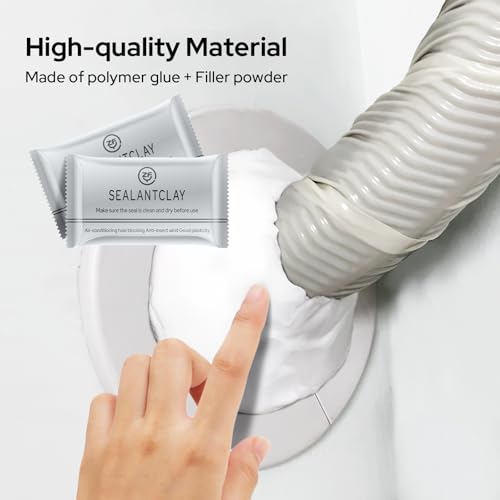Image of 12-Pack New Type White Waterproof Sealant Mastic, Repair Sealing Clay, Quick Mending Mud for Drain Connection, Wall Hole, Air Conditioning Hole Waterproof Seal Putty