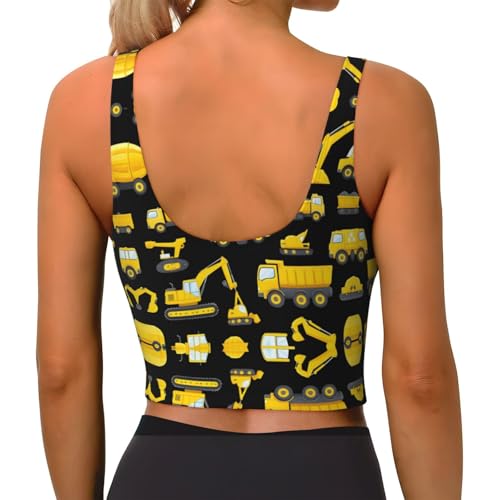 Women's Summer U-Shaped Back Yoga Bra Athletic Vest Outfit3