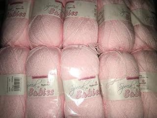 Baby Wool Packs of Five, Stylecraft Special for Babies DK, Super Soft Baby Yarn 5 x 100g (5 x 100g Pink Marl 1251)