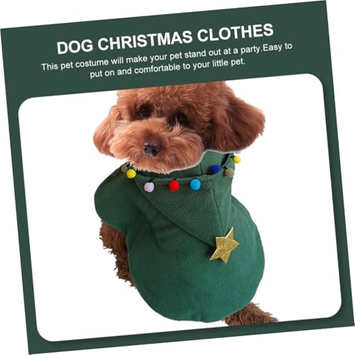 Traje para perro POPETPOP talla M verde miniatura 6