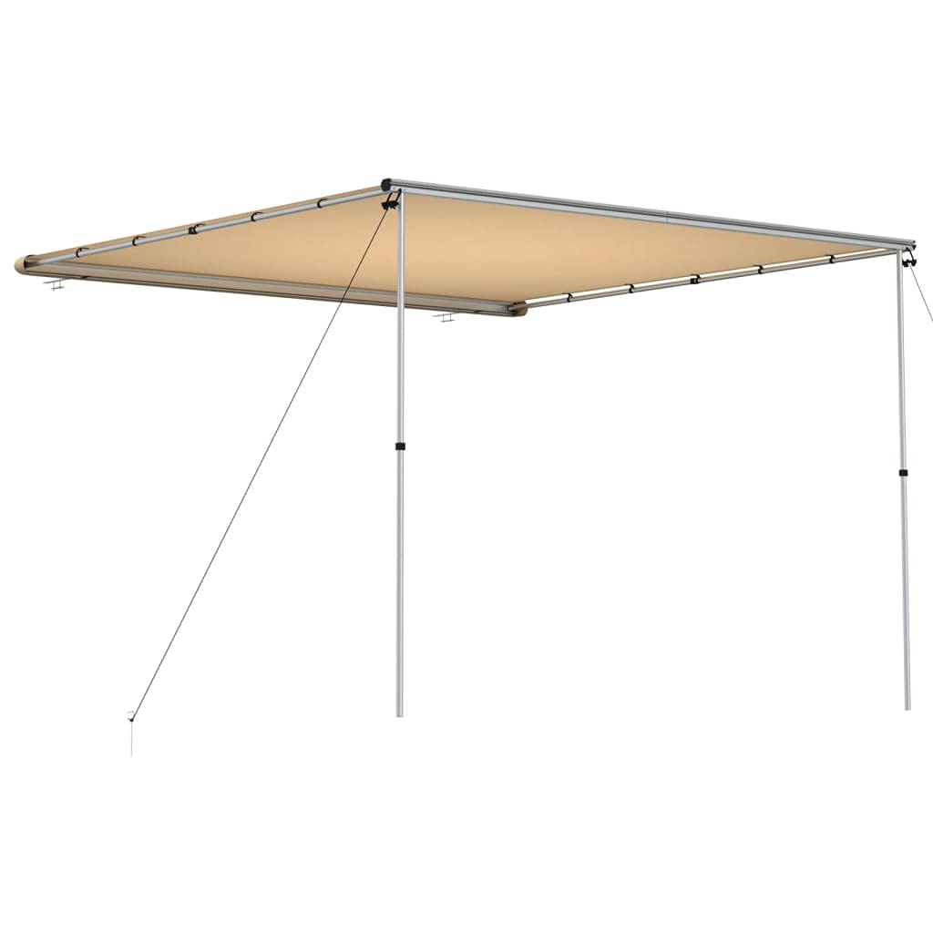 INLIFE Wohnwagen-Markise 3x3x2,15 m m Beige,12.78kg,148143
