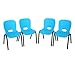 LIFETIME 80472 Kids Stacking Chair (4 Pack), Glacier Blue