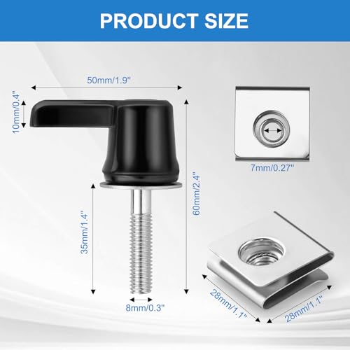 Tornillos Antirrobo para Alforjas Harley 1992 en adelante miniatura 2