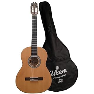 Guitare classique de studio Ukam modèle: AM-GCE02(+étui) - Les Beatles, Paul McCartney, John Lennon, RIngo Starr, George Harrison