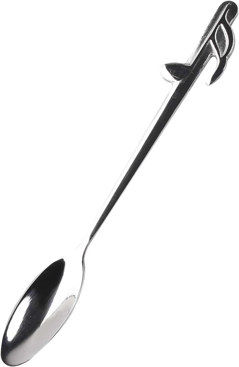 Cooking 1pc Stainless Steel Tea Spoon Music Symbol Long Handle Spoon Drinking Tools Kitchen Gadget Cutlery (Size : 1)