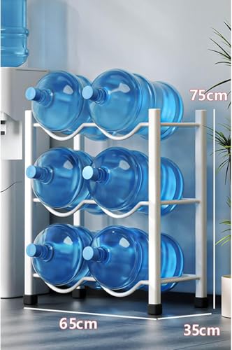 Étagère de rangement robuste pour bouteilles d'eau de grande capacité - 4