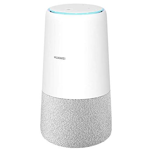 Huawei AI Cube, 3-i-1 – Alexa-aktiverad, smart högtalare och hög hastighet 4G/LTE-router, olåst – vit/grå. Fungerar med alla SIM-kort över hela världen. 1 års garanti (förnyad)