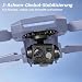 3‑Achsen‑Gimbal GPS Drohne mit Kamera 4K, 90 Min Flugzeit (3 Akkus), 1000 m Steuerungsreichweite, Auto Return, Auto Follow, bürstenloser Motor, 5G FPV Quadcopter für Einsteiger (unter 249g)