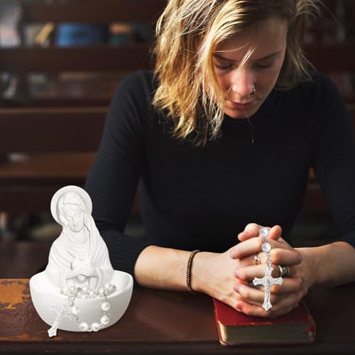Set 3 Estatuas Nuestra Señora de la Gracia miniatura 7
