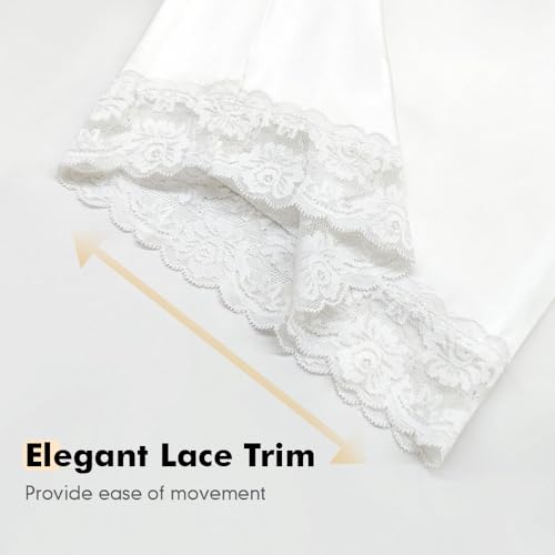 Image of MANCYFIT Pettipants for Women Under Dress, Long Culotte Slip