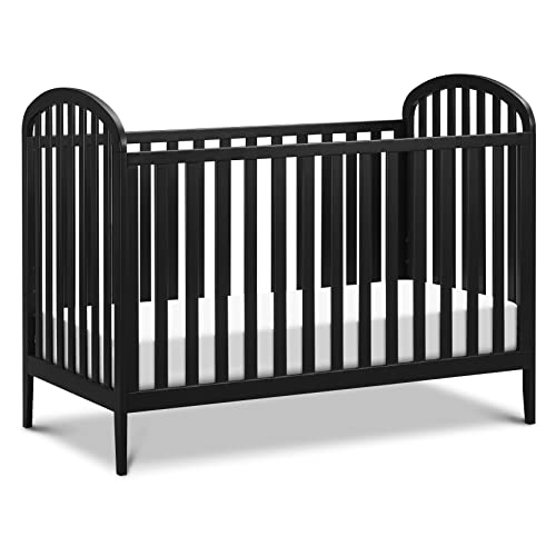 Image of DaVinci Beau 3-in-1 Baby Crib Convertible to Toddler Bed, Daybed - Durable and Easy to Assemble - GREENGUARD Gold Certified - 4 Adjustable Mattress Heights, Conversion Kit Sold Separately - Ebony