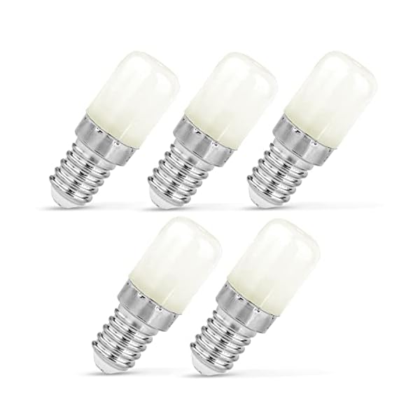 PerfectHD LED Kühlschrankbirnen - warmweiß - 5er Set - Kühlschranklampe - 2700 K - 1,5 Watt
