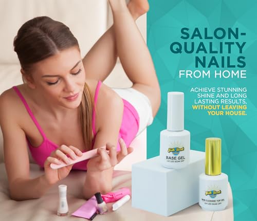 Set Base Gel y Top Gel No Cleanse para Uñas 2 x 15ml miniatura 2