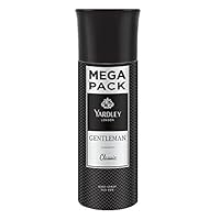 Yardley London Gentleman Classic Deo Body Spray for Men, 220ml