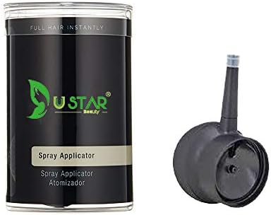 USTARHair Fiber Spray Applicator Fiber Pump, Spray Application Atomizador Nozzle Thickening Tools