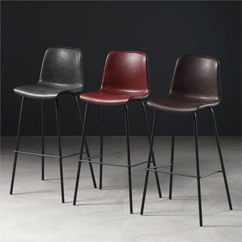 Tabouret en fer style célébrité internet avec dossier de bar pour maison moderne - 4