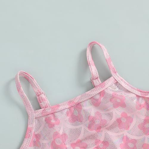 Baby Girls One Piece Swimsuit Sparkly Sequins Mermaid Tutu Fish Scale Bikini Infant Toddler Swinwear Bathing Suit3