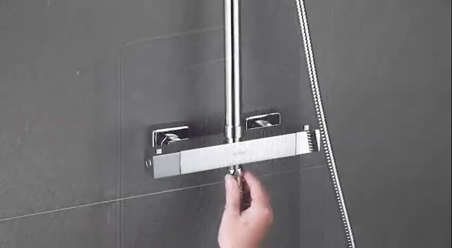 DUTRIX Set de Ducha Termostatica Negro, Columna de Ducha ...