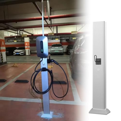 Aluminum EV Charging Stand with J-Hook and Bolt