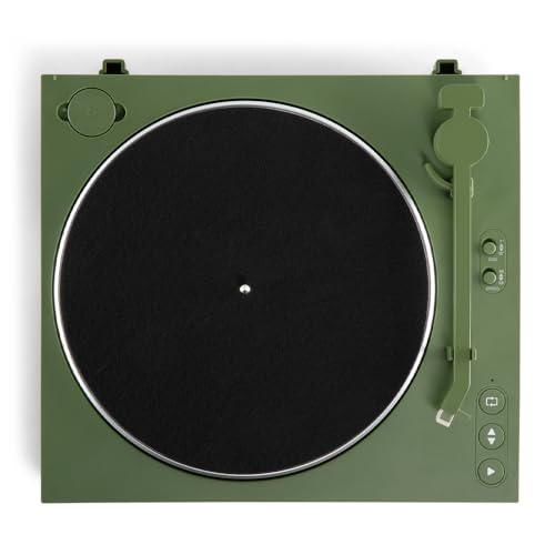 Victrola Automatic – Platine Vinyle Bluetooth entièrement Automatique 2 Vitesses, Cellule Audio-Technica ATN3600L, préampli commutable, Mode répétition (Vert) – vue 4