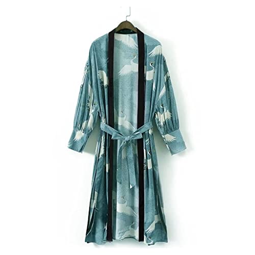 Kimono cardigan long en coton idéal pour chiller à la plage en grande taille