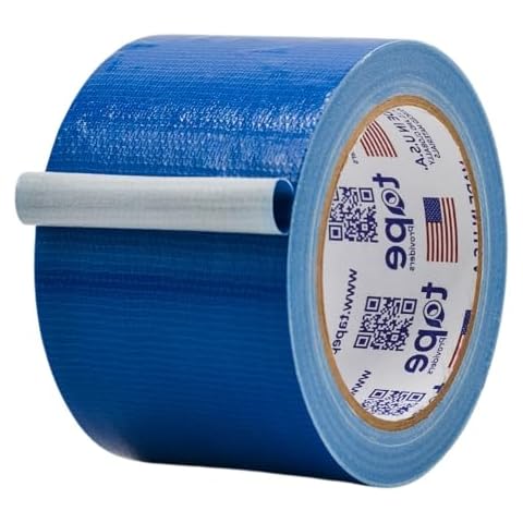 MAT Duct Tape Dark Blue Industrial Grade, 3 inch x 60 ft. Waterproof, UV Resistant for Crafts, Home Improvement, Repairs, & Projects Cover